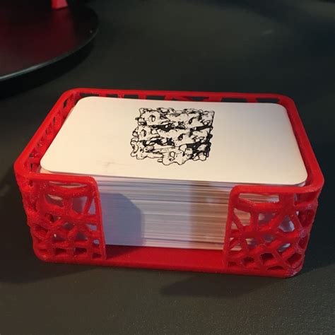 3d printable business card holder.